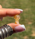 South African Honey Citrine Mini Mushroom Carving
