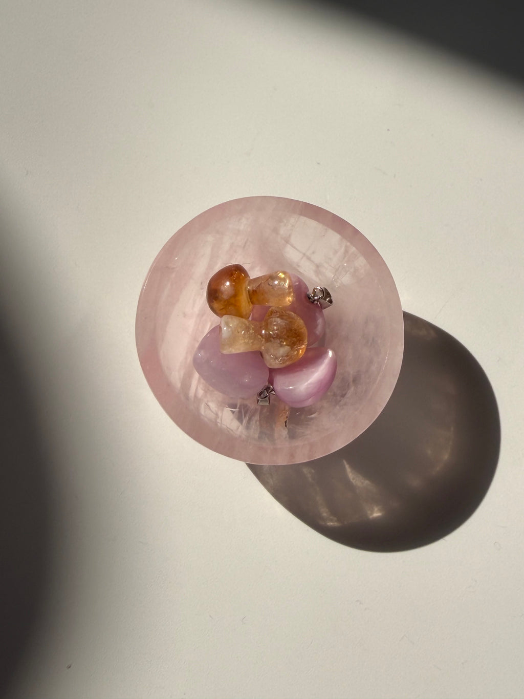 Gemmy Transparent Rose Quartz Bowl – Madagascar, a