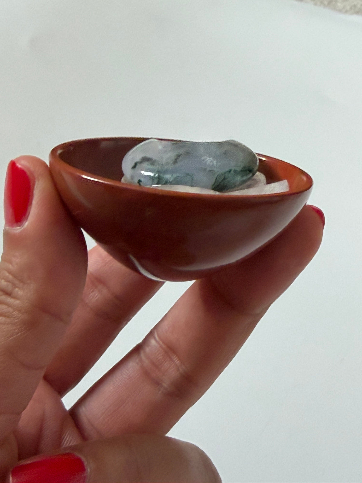 Red Jasper Bowl – Hand Carved Indian Jasper