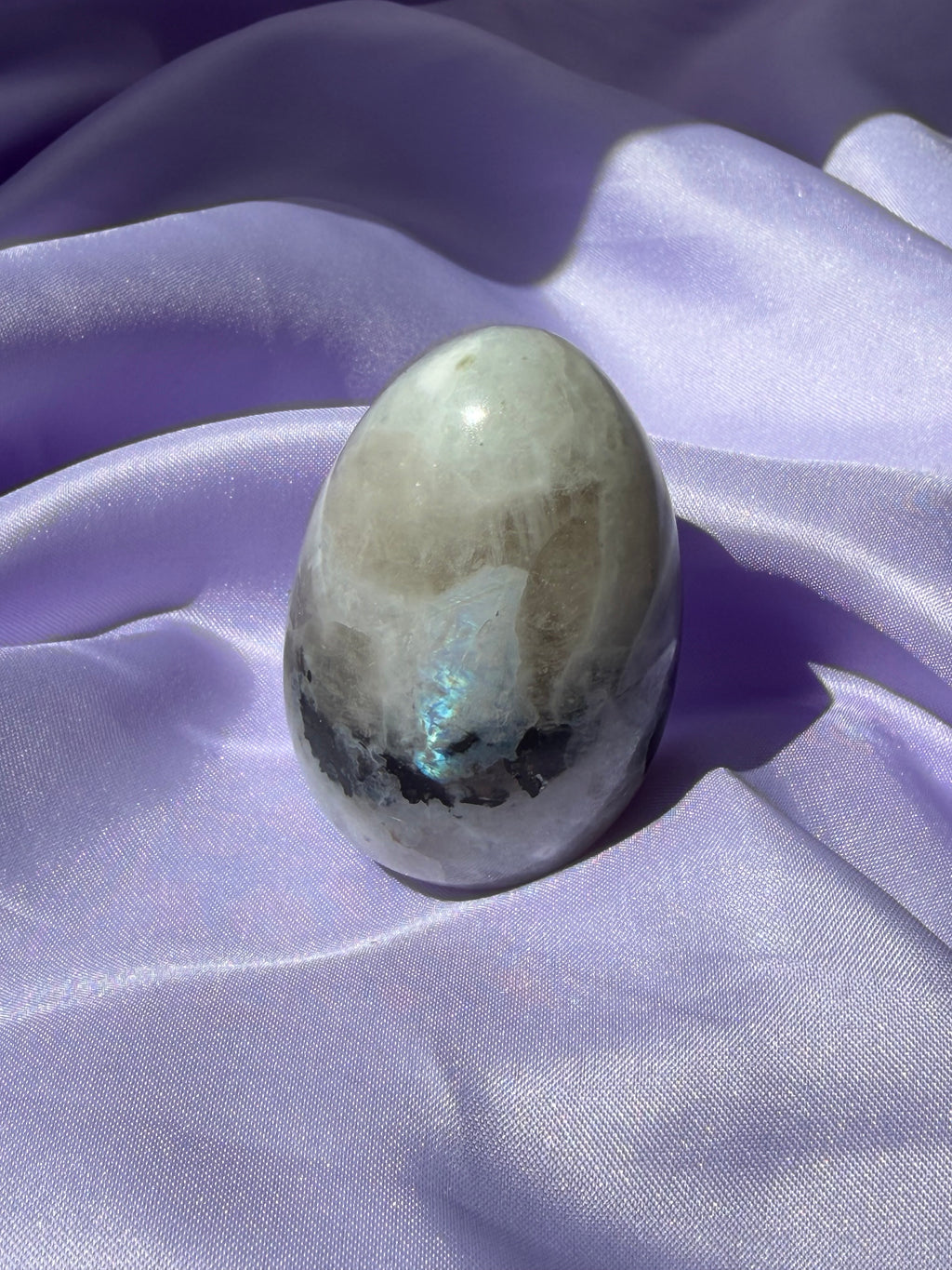 Flashy Rainbow Moonstone Egg – A Little Piece of Moonlight, B