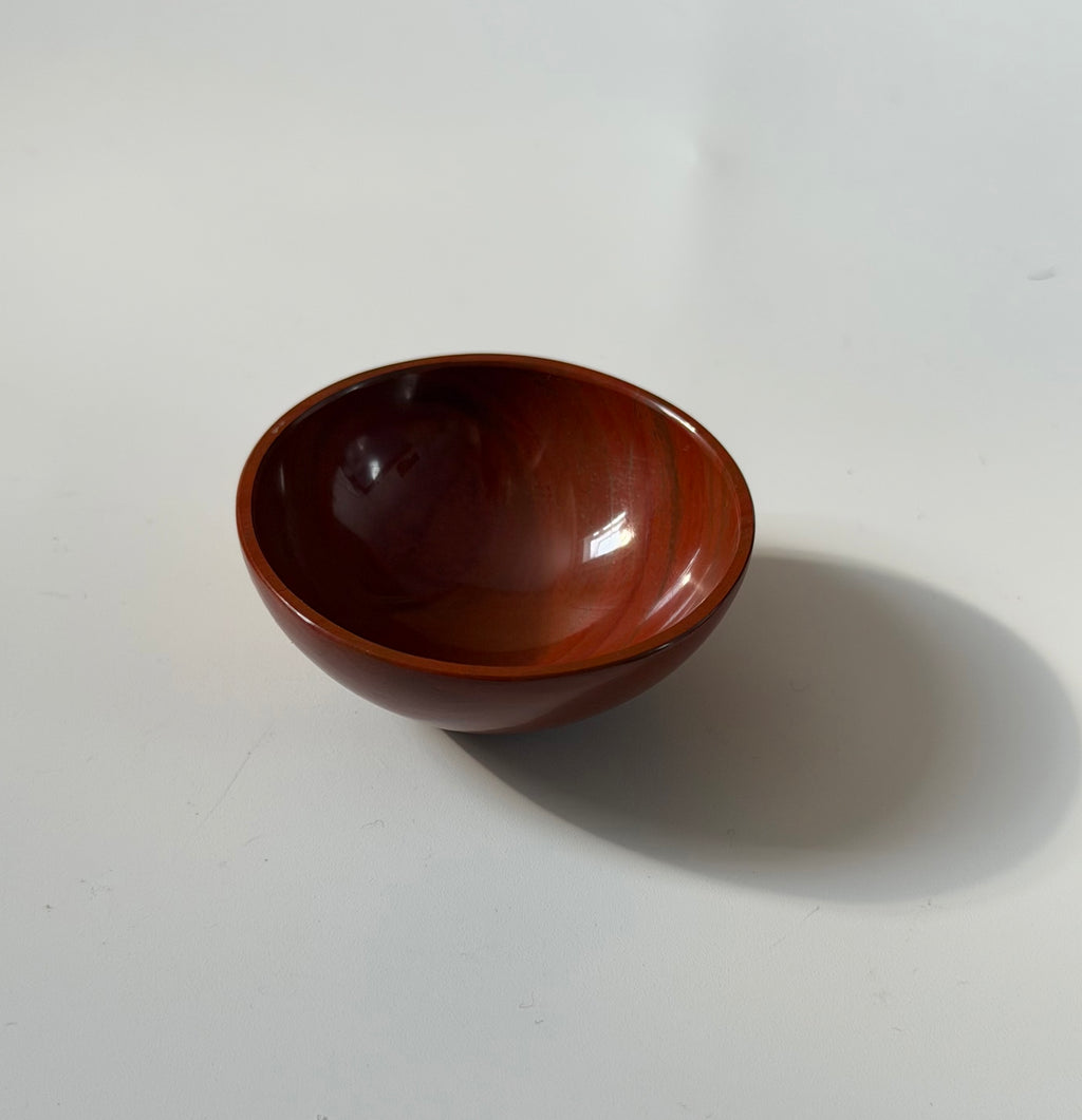 Red Jasper Bowl – Hand Carved Indian Jasper