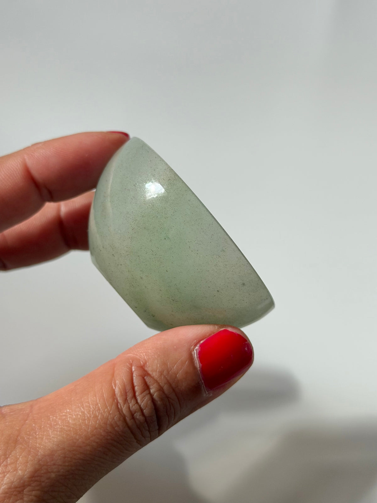 Green Jade Bowl – Hand Carved Indian Jade